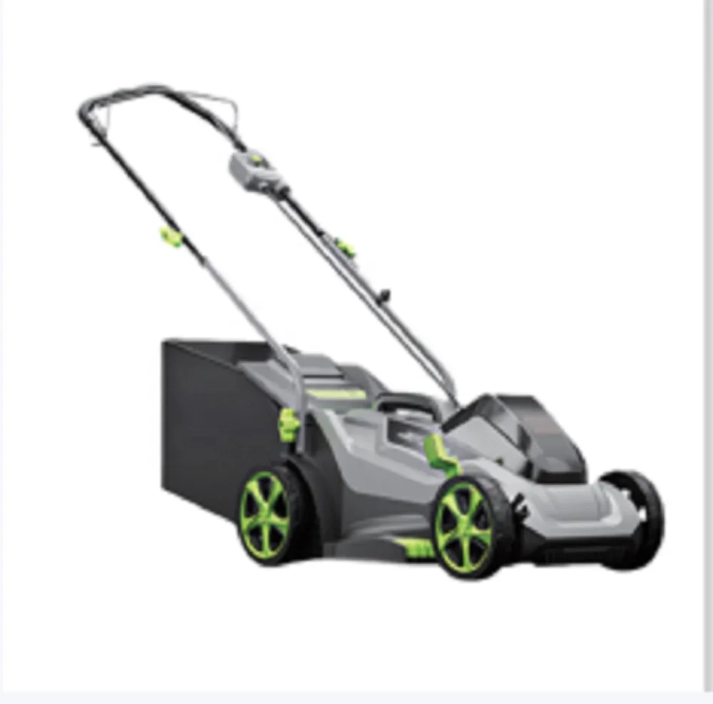 battery operated grass cutter 16Inch cordless electric battery powered lawn mower equipment hand lawn mower