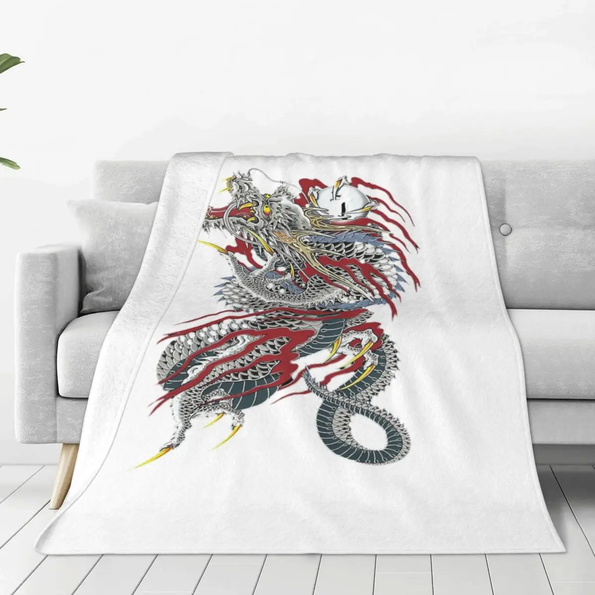 Kiryu Kazuma - Dragon Of Dojima (Yakuza) Blanket Fleece Warm Throw Blankets For Home Bedroom Travel Throws Bedspread Quilt