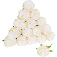 3/5/10Pcs Peony Artificial Flowers Bouquet 20CM Fake Flower Bundle for Home Room Decor Wedding Marriage Decoration DIY Ornament