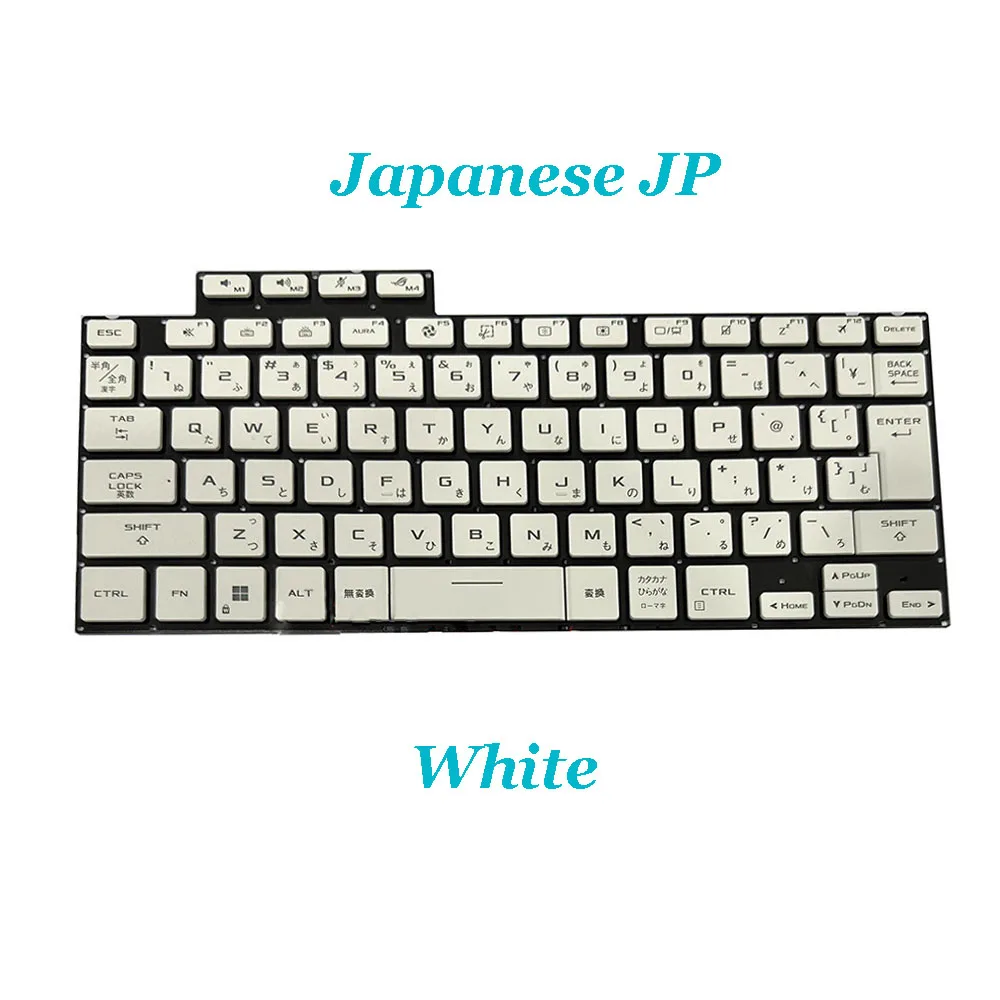 US\JP Laptop Keyboard For ASUS Rog Zephyrus G14 GA402X GA402XV GA402XY GA402XZ GA402XU GA402XI With Backlit Without Frame