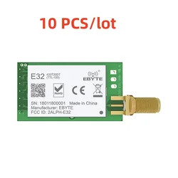 10PCS LoRa 433MHz modulo RF Wireless ricetrasmettitore Iot CDSENET E32-433T20D UART Long Range 20dbm 3Km Low Power Air Wake Up