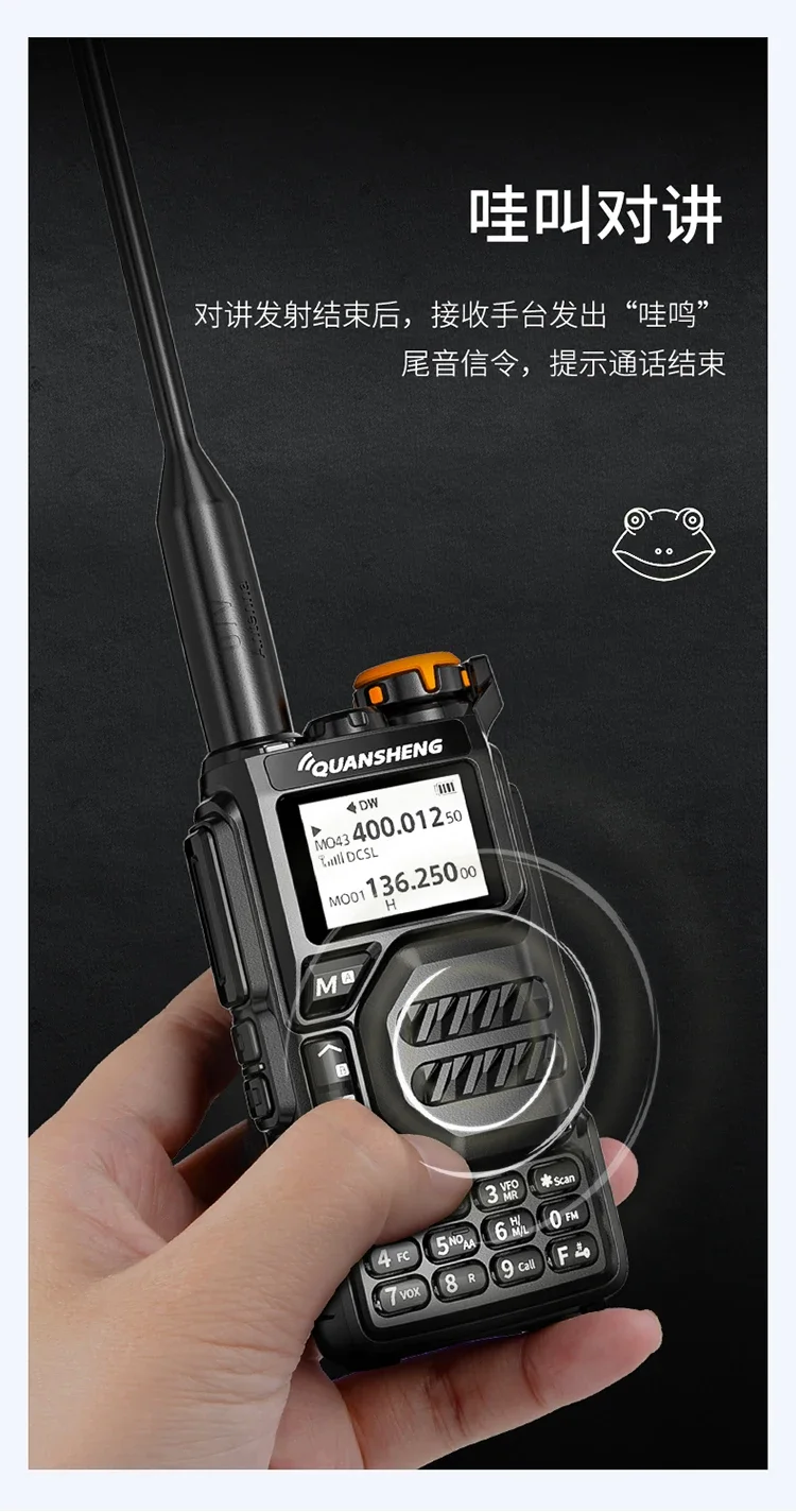 K5 Radio Budget Air Band walkie Talkie Double Band  Ham Radios Two-way Radio Communication Profesional Amateur Long Range FM