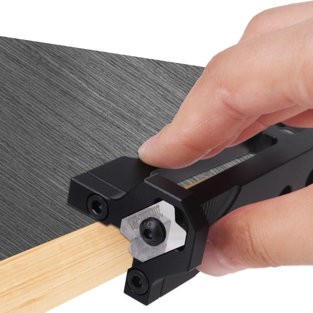 Bordatura arco Trimmer pialla angolare pialla manuale lavorazione del legno lama bordo legno smussatura filetto raschietto bordo sbavatura strumento