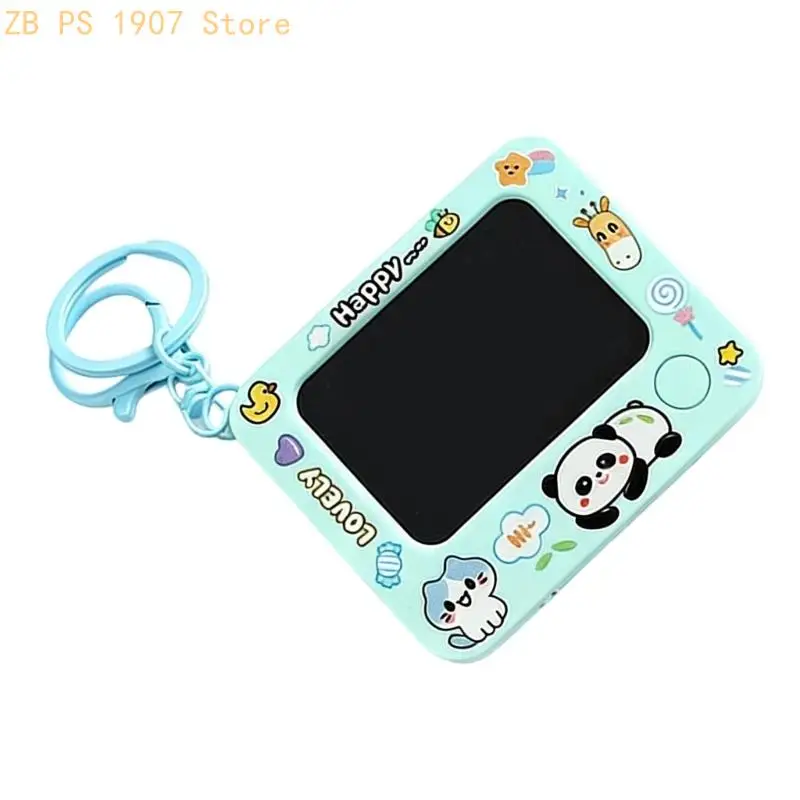 Miniature Doodles Notebook Keychain Graffiti Board Chain Schoolbag Pendant Girls Gift Doodling Tool 55KA