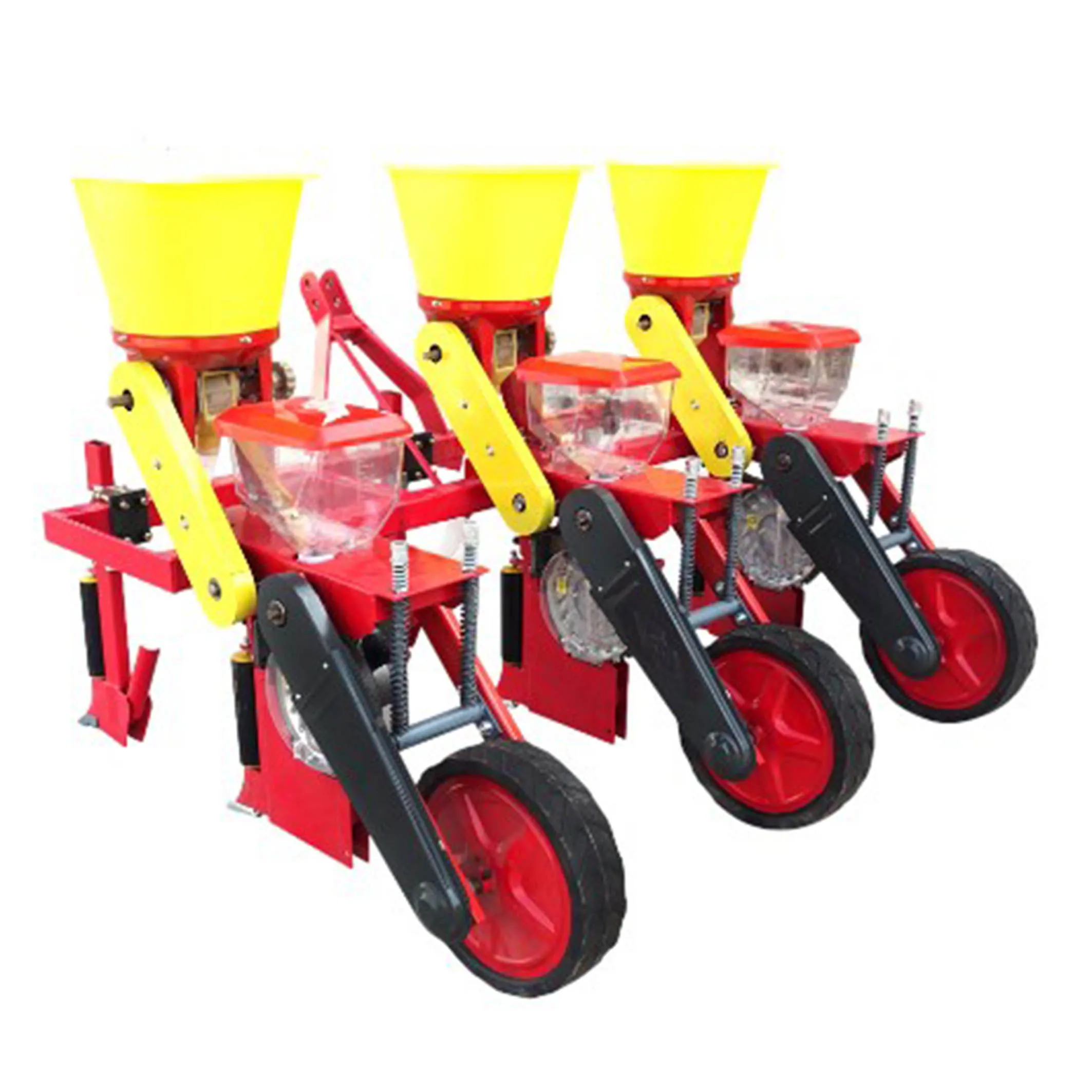 

High-Performance Agricultural Seeder Machinery Tractor mounted 3 Rows seeder Planter with Fertilizer maize seeder