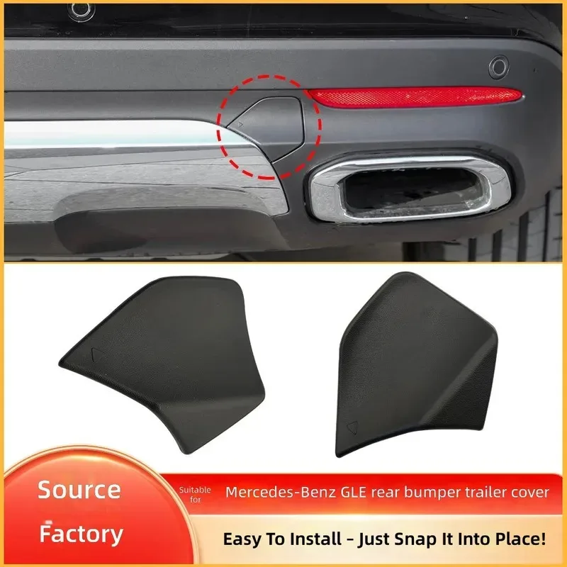 for Mercedes Benz GLE W167 Rear Bumper Tow Hook Cover Trailer Hitch Hole Cap 1678856600