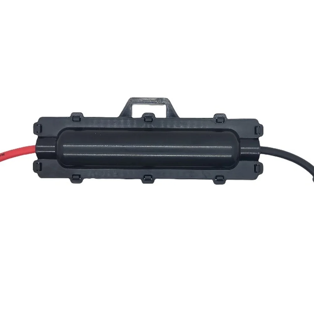 PV System Connector Protection Box for Solar Panel Cables High Durability PPO Material 100C Thermal Stability Black