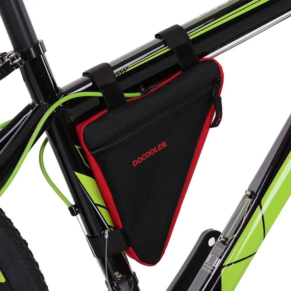 Docooler Triangle Cycling Bag Bike Bicycle Front Saddle Tube Frame Pouch Bag Holder Outdoor Bag MTB Mountain Bike Accessories