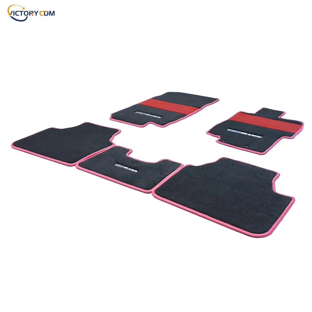 سيارة السجاد القدم الحصير خطوة حصيرة ل 5 قطعة مخصص صالح سيارة الحصير لهوندا أكورد CL7 2003-2008 عدم الانزلاق القدم الحصير مجموعة LHD/RHD
