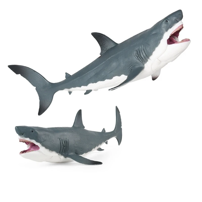 brinquedo criatura marinha Megalodon, perfeito para dramatização brincadeira simulação