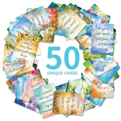 50Pcs Motivational Cards, Positive Encouragement Motivational Quotes Inspirational Cards, Heartfelt Wishes For Friends, Family