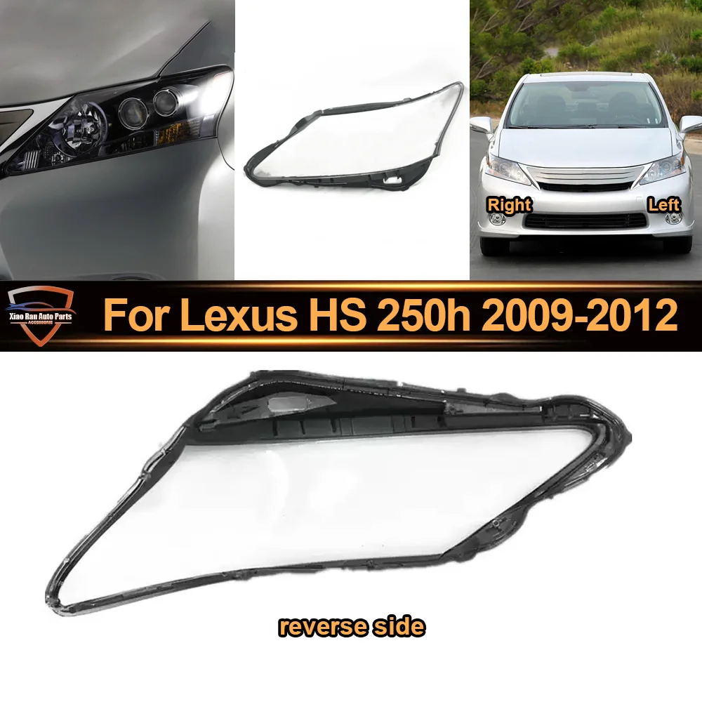 

Front Headlight Cover Transparent Headlamp Lamp Shell Replace Original Lampshade Plexiglass 2009 2010-2012 For Lexus HS 250h