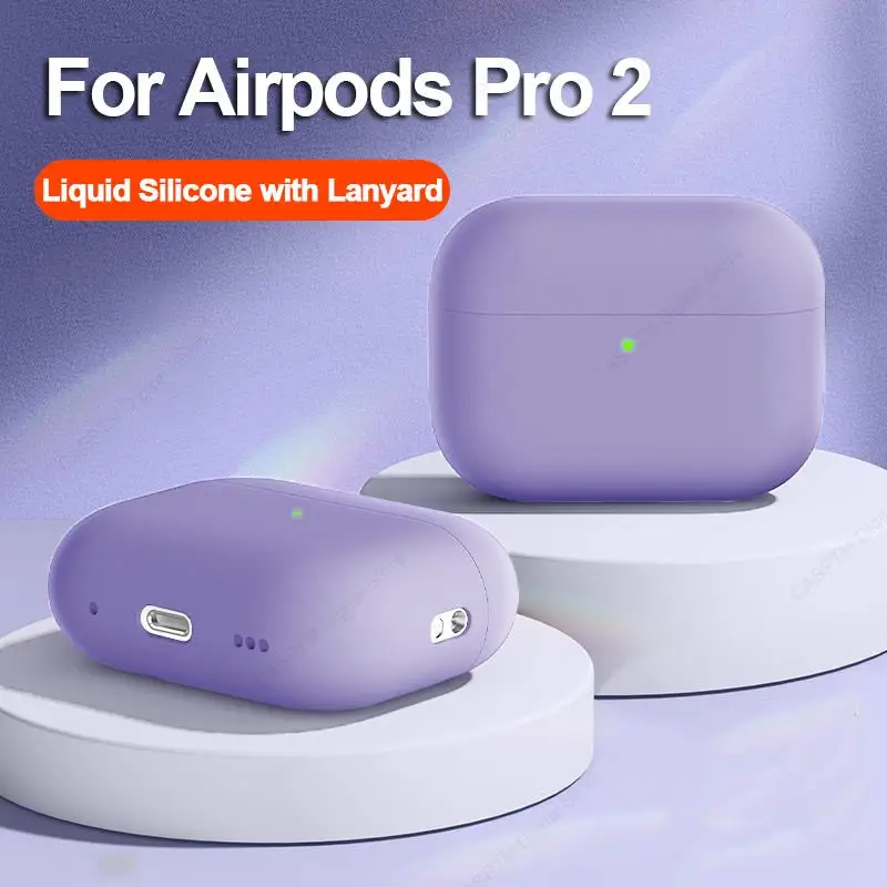 Original Liquid Silicone Case For AirPods Pro 2 2022 Earphone Case For AirPods Pro2 Pro 2nd Generation Cover Protective Funda