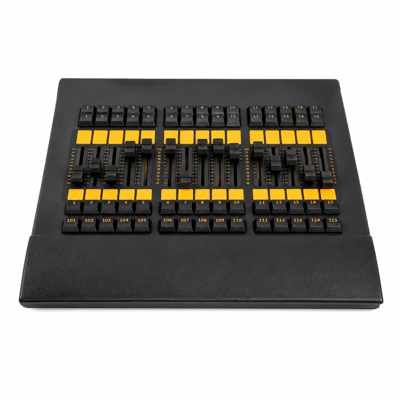 Fader Wing Console Stage Lights Controller DMX512 Disco Light Control Panel Professional Lighting Mixer for DJ Club Party