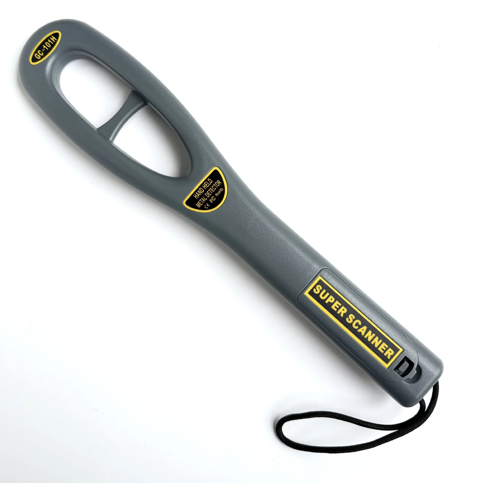GC101H Handheld Metal Detector Oval Wand Security Scanner for Examination Hall Safety Inspection