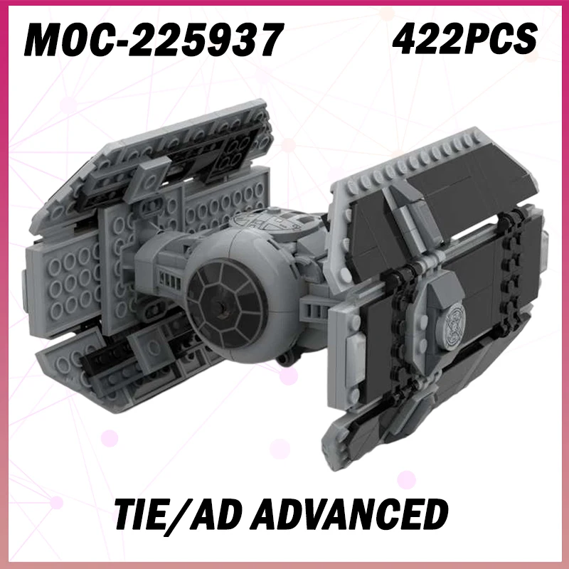 

422PCS MOC-225937 TIE/ad Advanced Building Blocks Model Space Movie Bricks Sets Adults Toy for Boys Kids Children Birthday Gifts