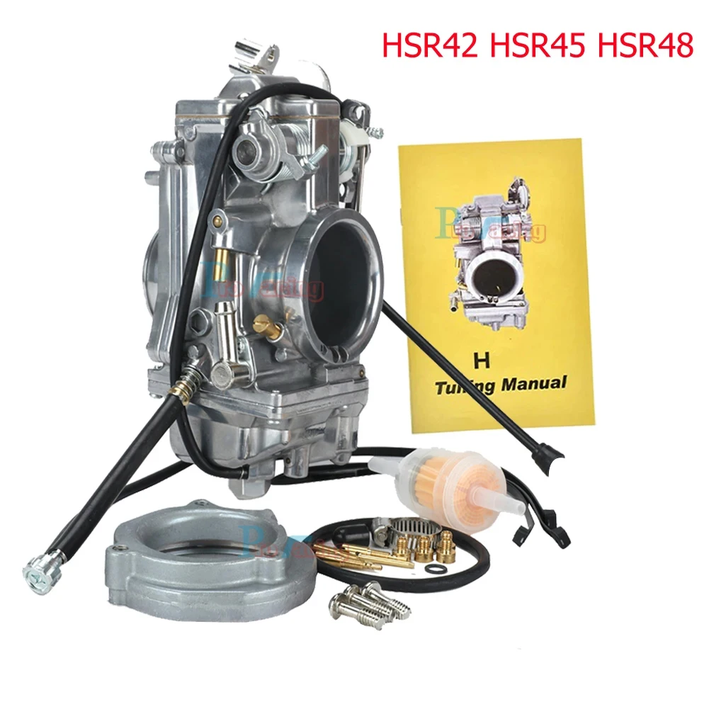 

Motorcycle Carburetor Mikuni HSR42 HSR45 HSR48 HSR 42mm 45mm 48mm For Harley TM42 TM45 TM48 Carburetor With Power Jets