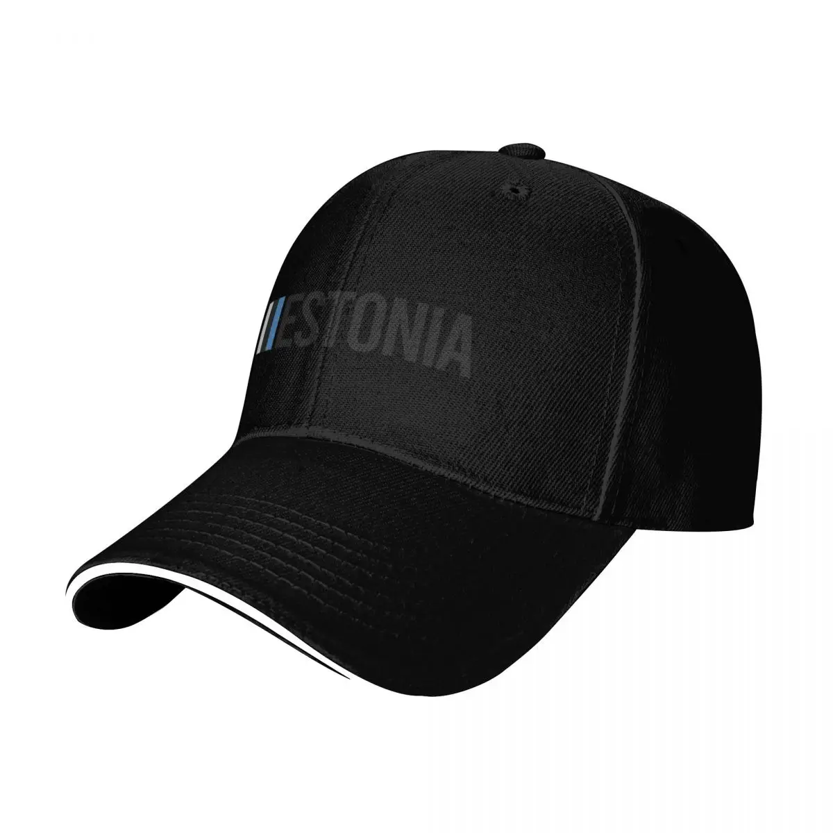 Estonia Minimal Design collection Baseball Cap Gift for Him Her Casual Daily Wear Quick Dry Performance