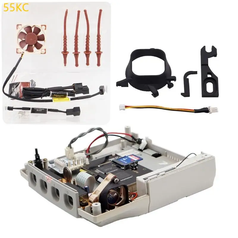 55kc Mini Fan 3D Print Mount Pendingin Radiator Brushless untuk untuk