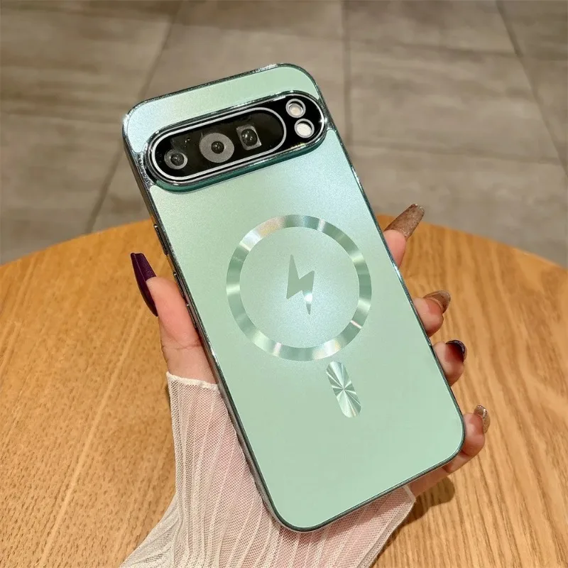 Magnetische Hülle für Google Pixel 10 9 ProXL 8 7 6 Pro 9A 8A 7A 10Pro AG Nano Matte Lightning Cover Schützende Stoßfeste Abdeckung – Detail 12