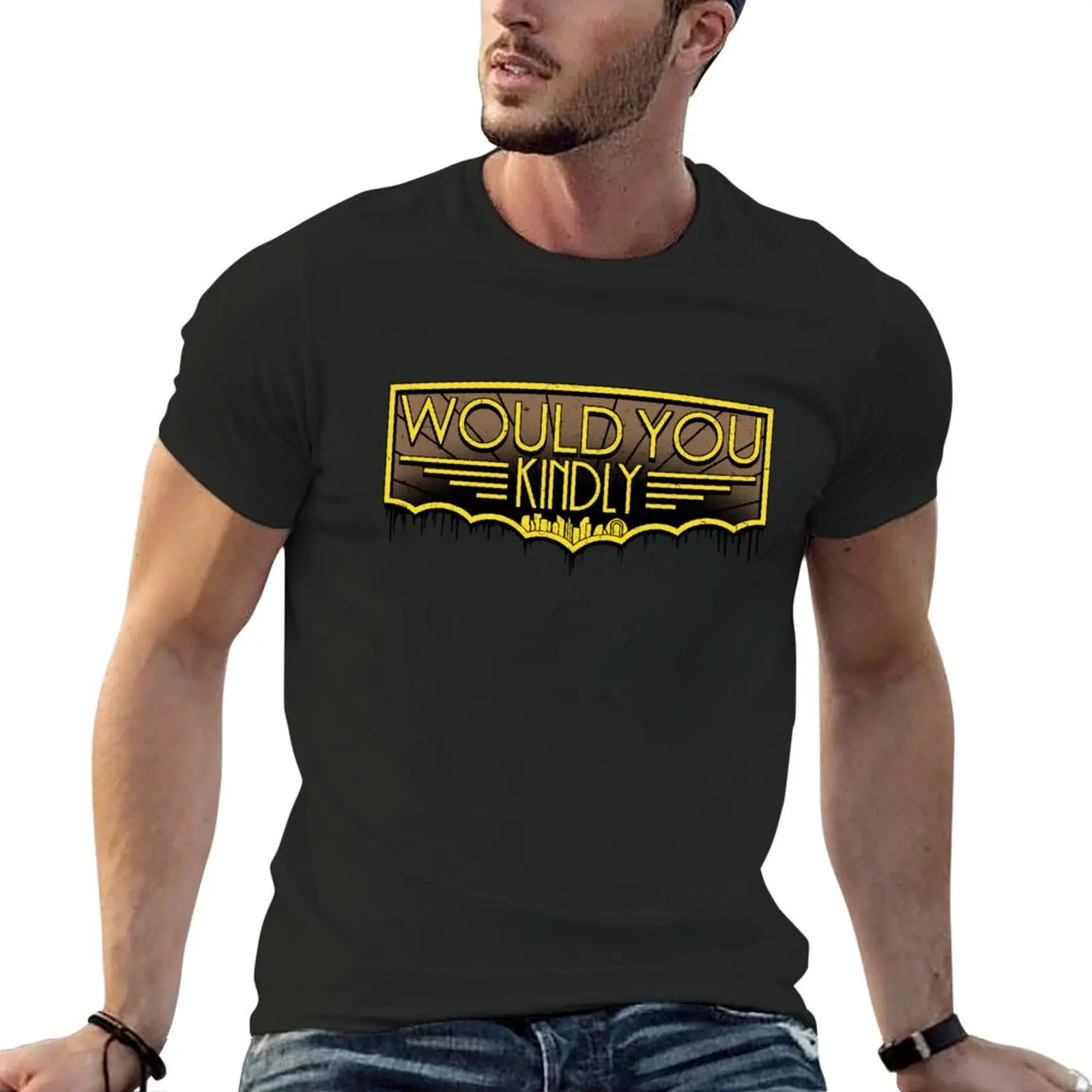 Would You Kindly T-Shirt Short sleeve tee plain t shirts men