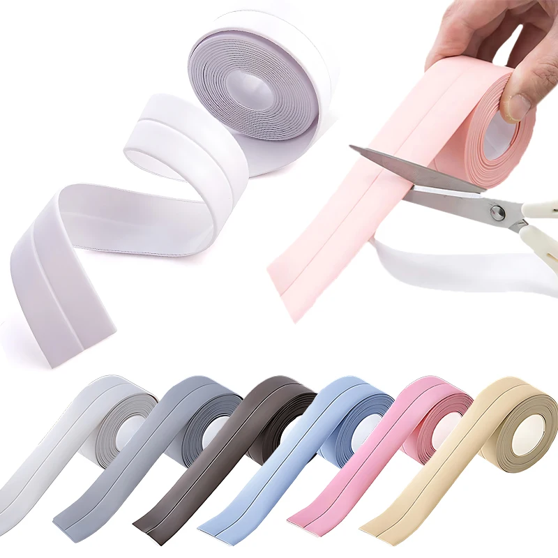 Anti Mold Tape Self Adhesive Bathroom Kitchen Waterproof Anti Mildew Strip 3.2m Long 2 Sizes Available Household Accessories ZYF
