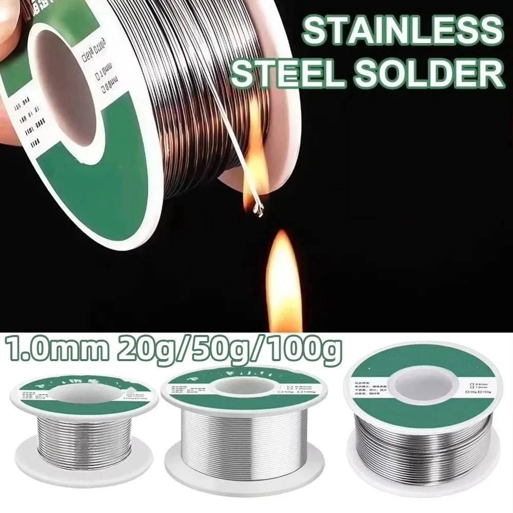 1.0mm Diameter Solder Wire 50g Weight 100g Weight Welding Wire Rosin Core Flux High-Purity Alloy Soldering Wire