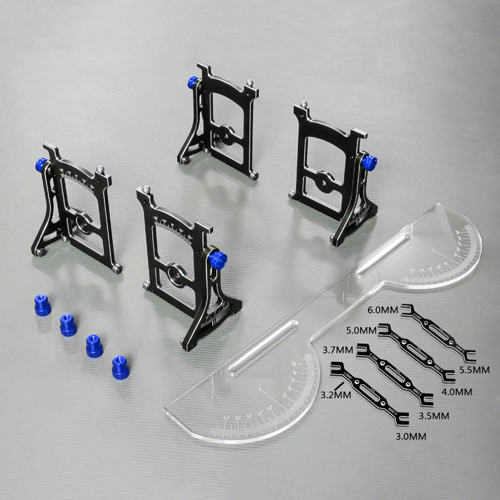 Camber Gauge Chassis Setup System Professional RC Car Truck Setup Tool