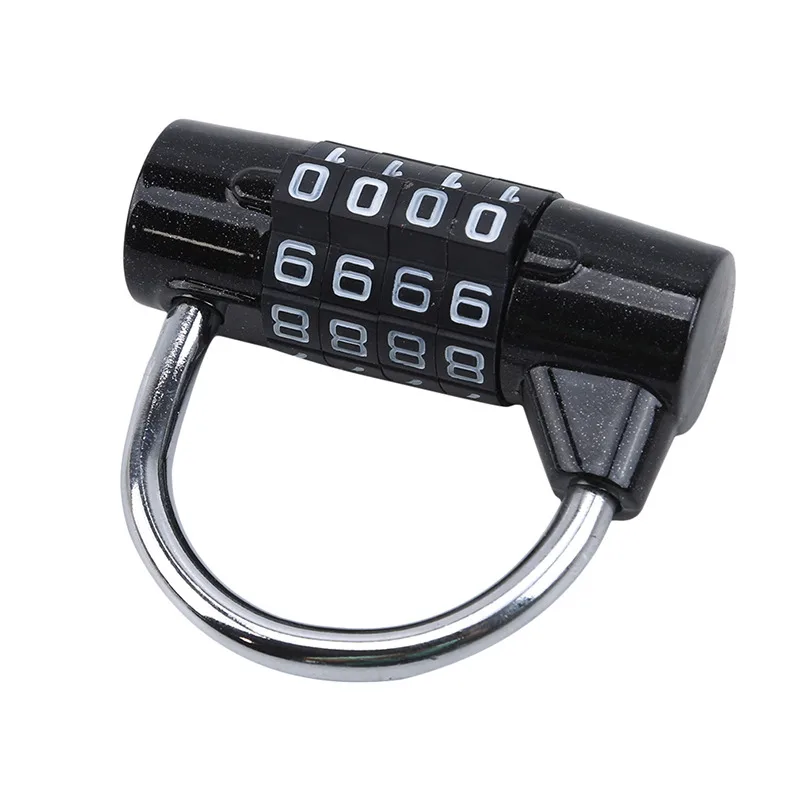 4 Dial Digit Password Lock combinazione valigia bagaglio codice in lega di zinco Password Lock lucchetto palestra lucchetto con codice casa lucchetto con chiave