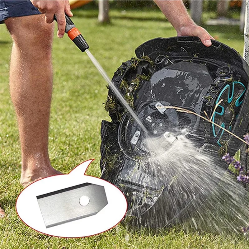 -A99Z Voor ECOVACS Cutter Compatibel 30PCS Rvs Grasmaaier Snijbladen Trimmer Vervanging Set B