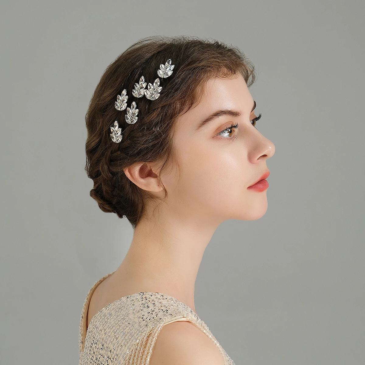 3Pcs/set Crystal Pearl Hairpins for Women Wedding Party Bag Hat Accessories Hair Sticks Girls Holiday Gifts Jewelry Headpieces