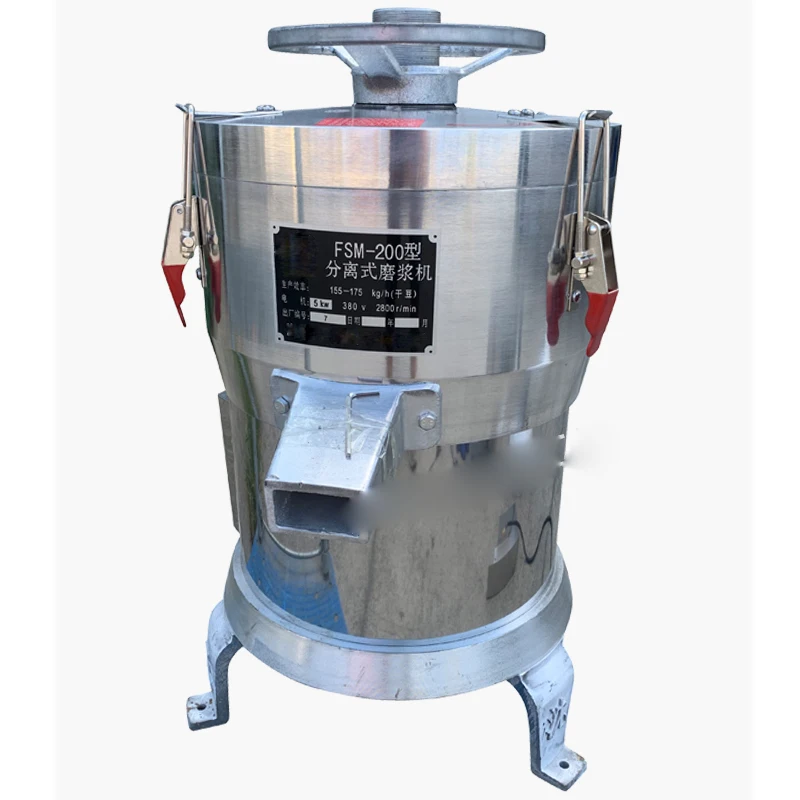 2.5kw 220v 2800r/min 80 kg/h pulverizer tipo de separação do resíduo da polpa comercial máquina 150 do leite de soja motor de núcleo de cobre