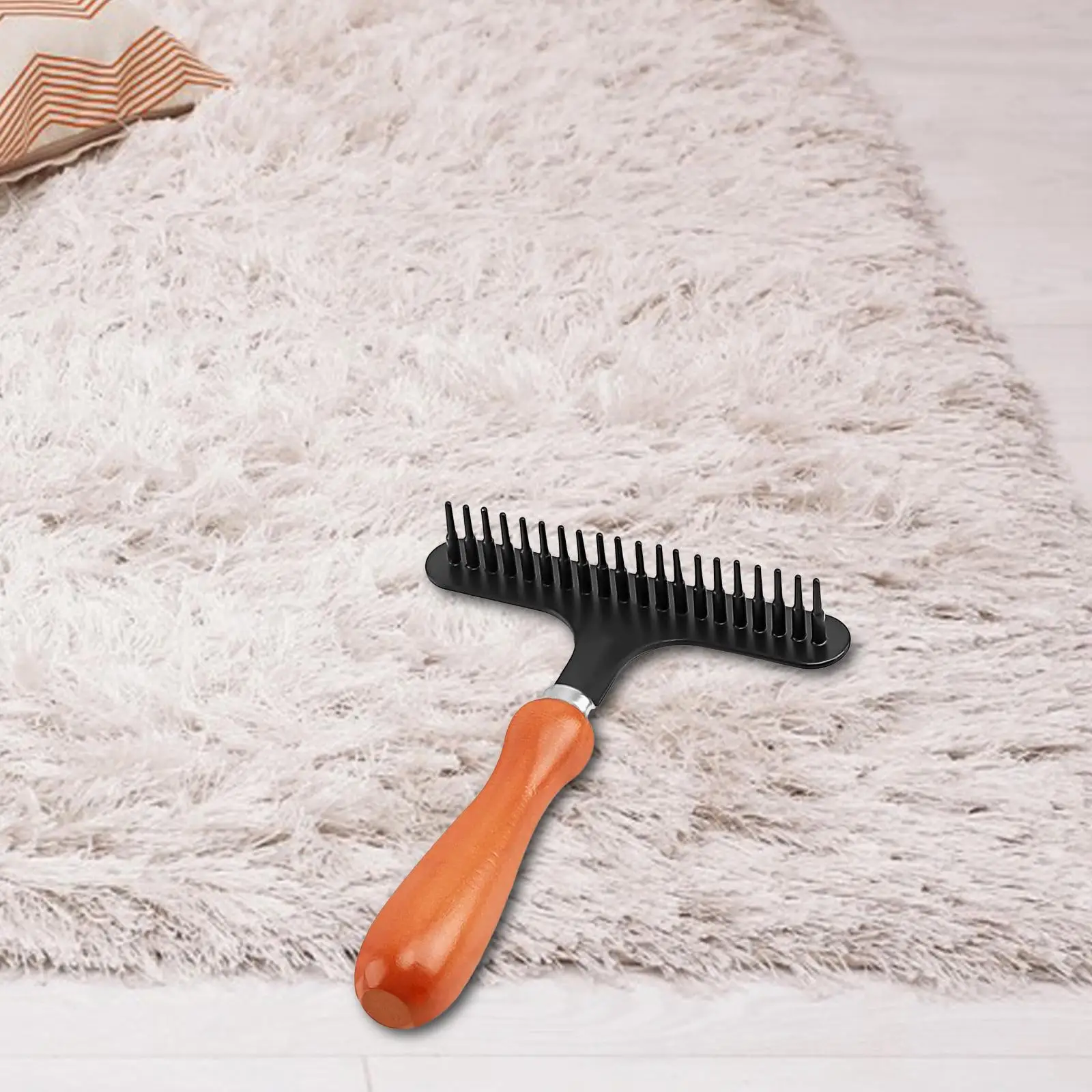 

Carpet Restoration Rake Rug Grooming Sweeper Carpet Rake for Hallways Steps