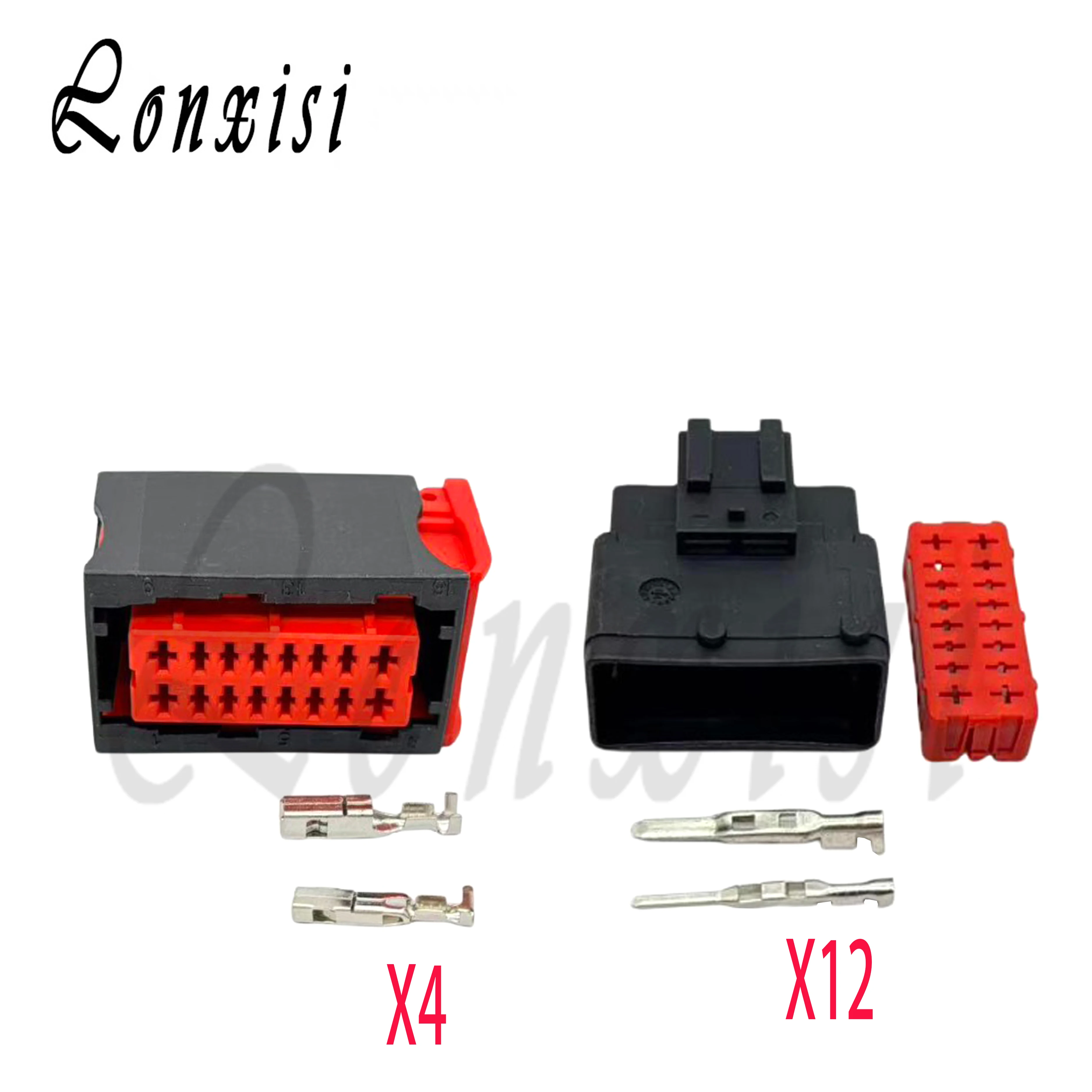 1/5 Sets 16 Pin Car Male Female Computer Board Connector Plug 98273-1001 98276-1001 For Peugeot Citroen Bsi Fus