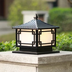 Front Door Chapiter Light Outdoor Garden Fence Park Pillar Light Landscape Villa Column Lamps Patio Pathway Lawn Post Lamps E27