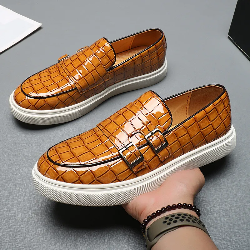 Luxury Leather Shoes New Top Layer Cowhide Pointed Toe British Business Formal Men's Leather Shoes Wedding Shoes Office Shoes