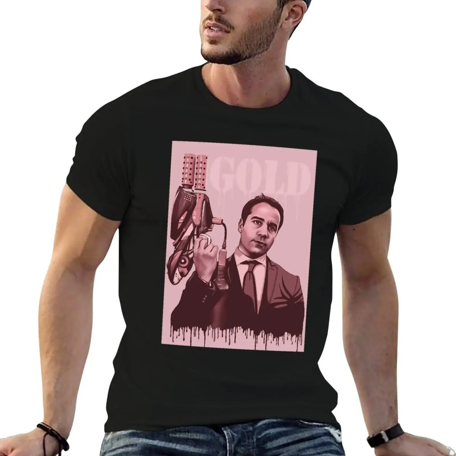 Ari Gold Entourage Canvas Print T-Shirt man clothes quick drying customs mens t shirt graphic