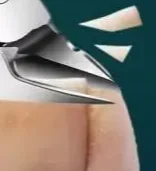 1 قطعة كليبرز أظافر القدم للأظافر سميكة نام فتحة واسعة عدم الانزلاق مقبض طويل أظافر القاطع قادين