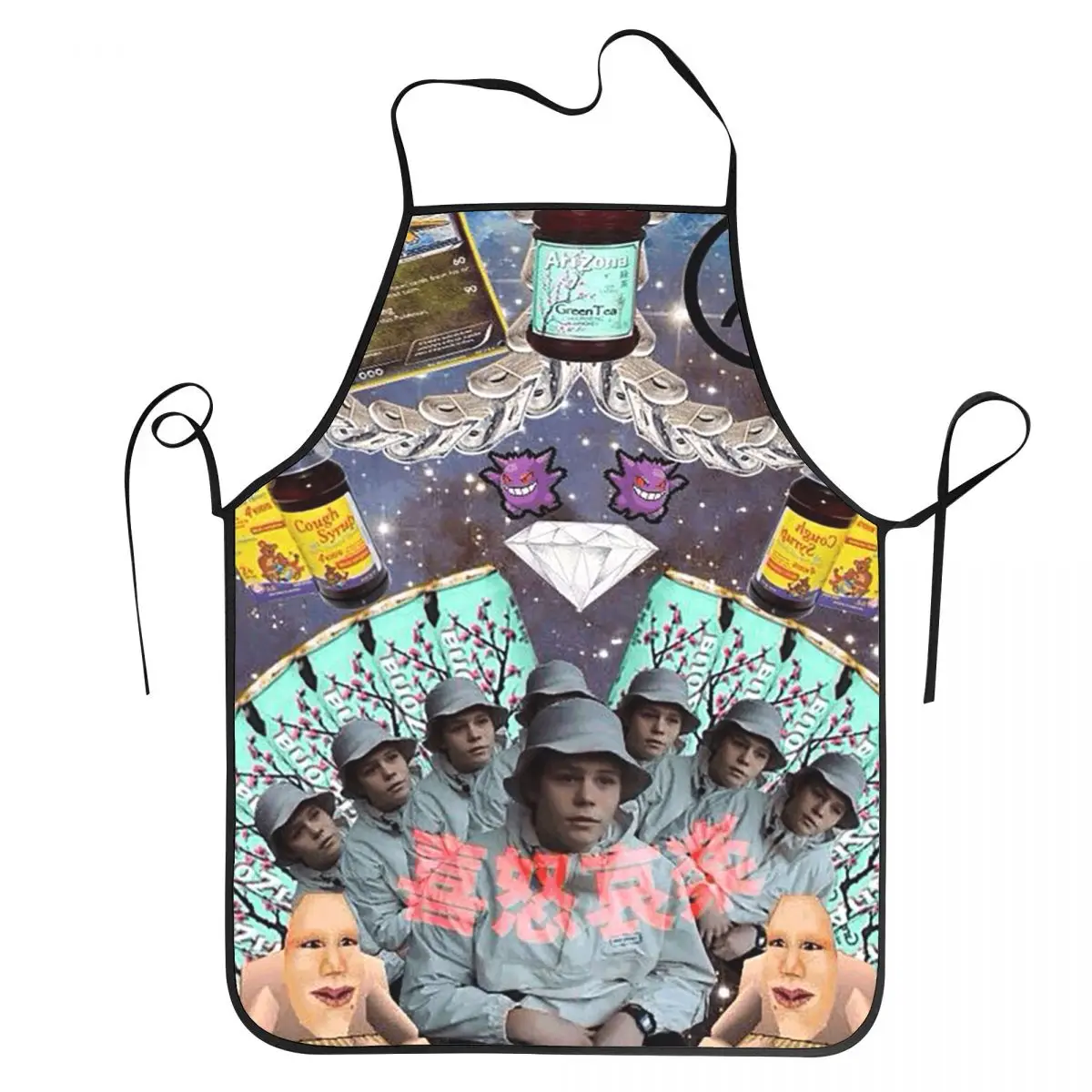 

Фартук Yung Lean Get High для поваров, поварской фартук без рукавов, для кухни, уборки, рисования, для женщин и мужчин