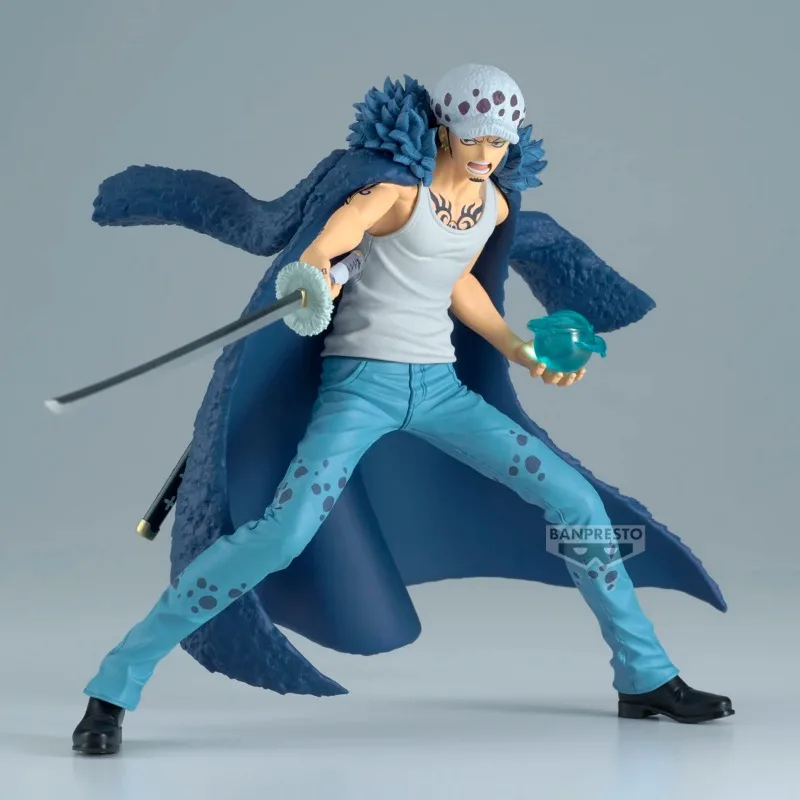 In Stock Original BANDAI Banpresto ONE PIECE BRC Trafalgar D. Water Law PVC Action Figure Anime Figures Model Toy Christmas Gift