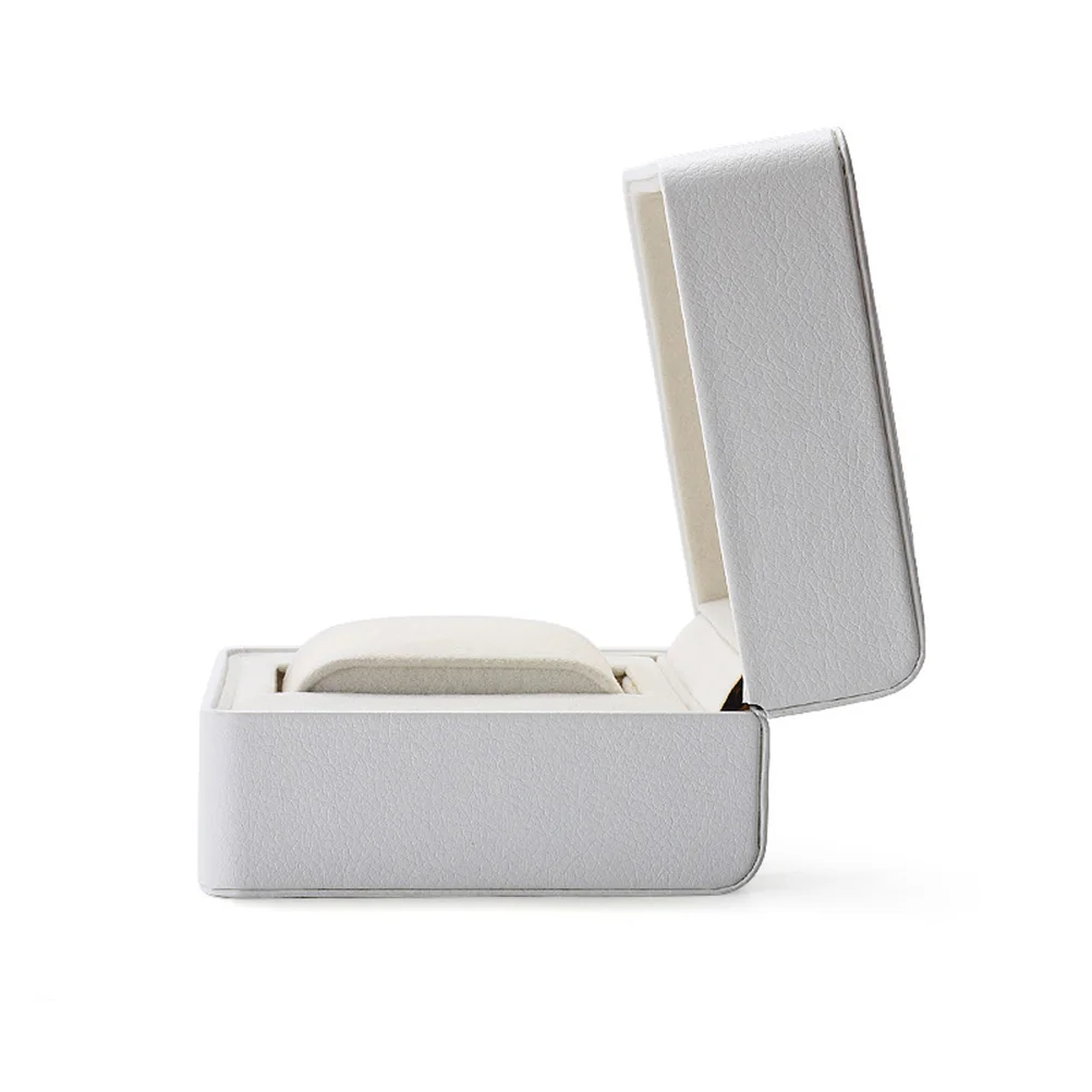 

Elegant Box Case Wrist Watch Storage Display Organizer Watch Box Holder White Durable Delicate Design Suitable For All