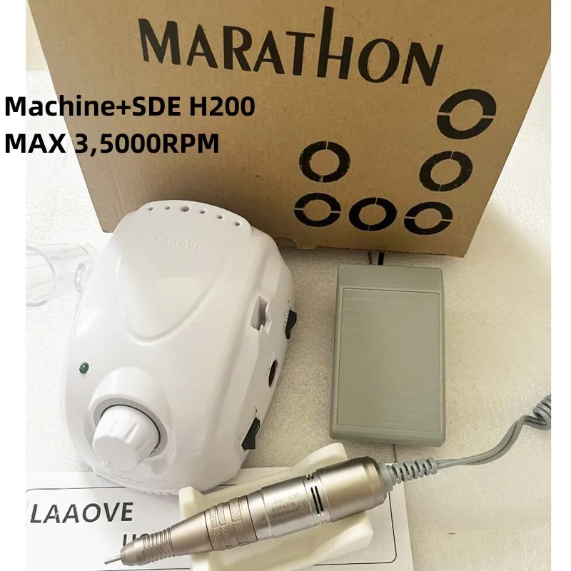 65W Dc Manicure Machine 35000Rpm Handstuk Bt Marathon Nagel Boor Machine Elektrische Machine Voor Manicure Set Elektrische Nagelvijl