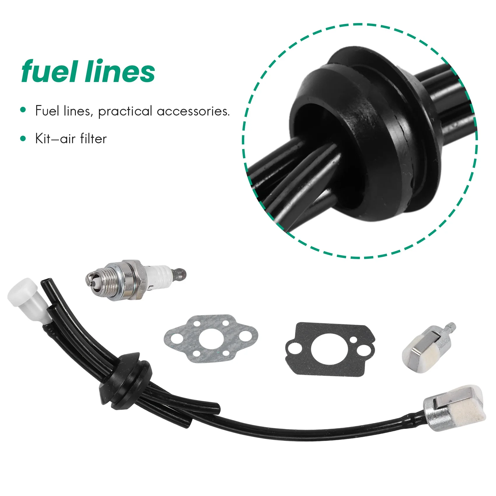 Carburatore con kit repellente per filtro dell'aria per 2 tempi Mantis 7222 7222E 7222M 7225 7230 7234 7240 7920 7924 Lettino/Coltivatore