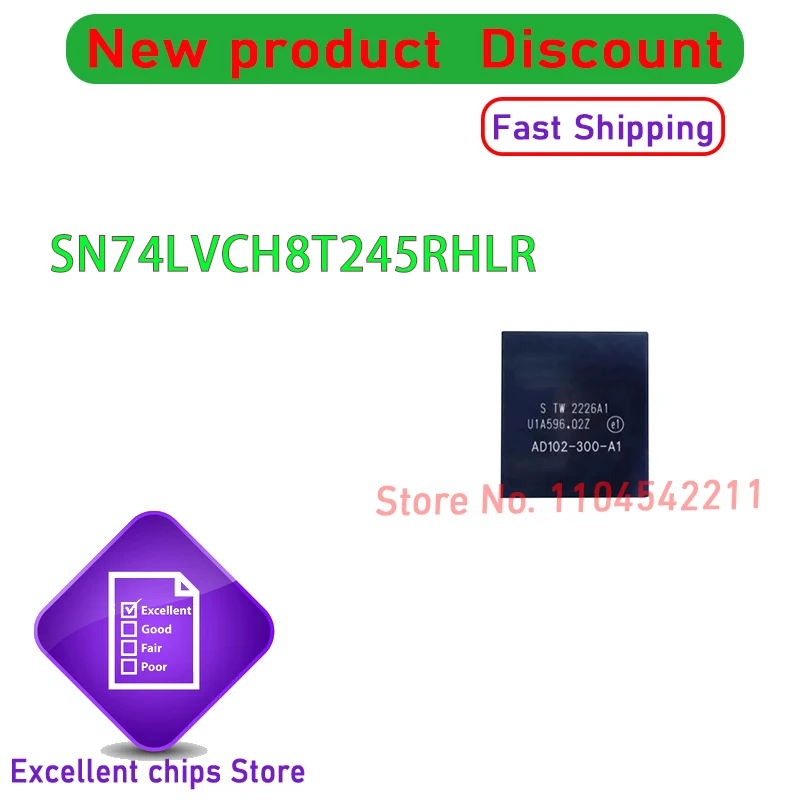 5PCS ~ 100 개/몫 SN74LVCH8T245RHLR NJ245 VQFN24 새로운 원본