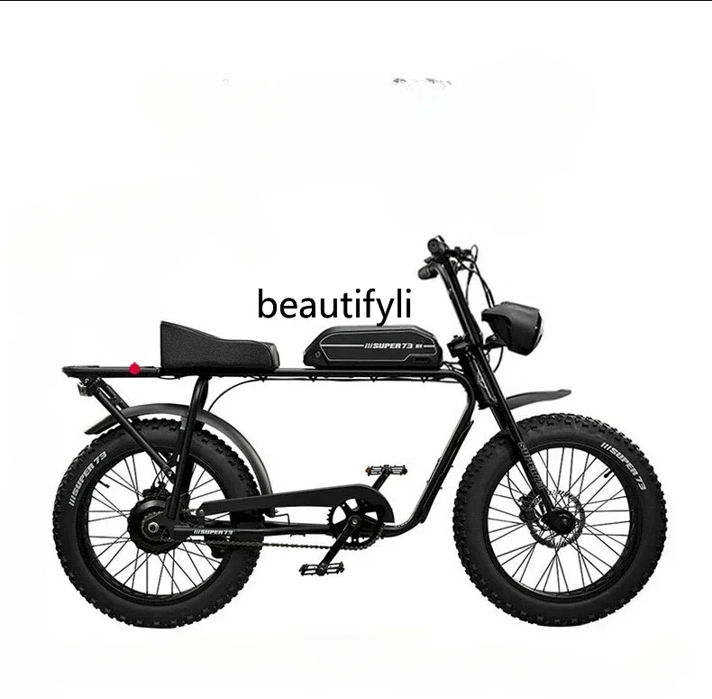 E132 مركبة للطرق الوعرة متغيرة السرعة دراجة الثلج الجبلية واسعة الإطارات تعزيز البطارية مركبة كهربية