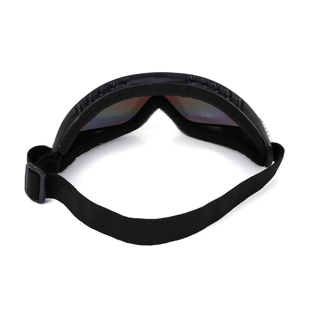 

Стильные маленькие зеркальные лыжные очки, ветрозащитные очки для альпинизма (черная оправа с цветными линзами)