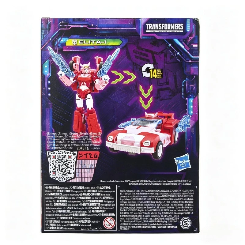 In Stock Hasbro Transformers Classic Legacy Deluxe Class Elita-1, Robot Action Figure Model, Collectible Gifts, Hobby Ornaments