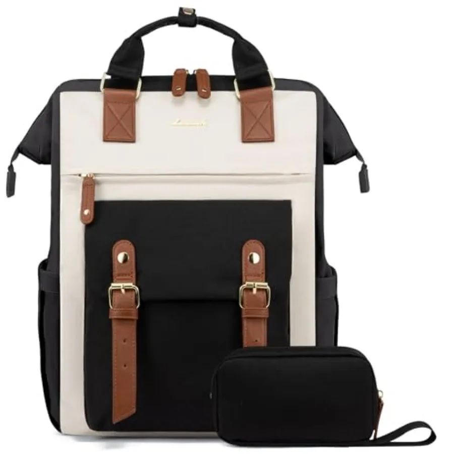 

LOVEVOOK 17 ch Laptop Backpack for Women Work Travel Backpacks Purse, Nurse Bag Teacher Busess Laptop Computer Bag, Fashion Col