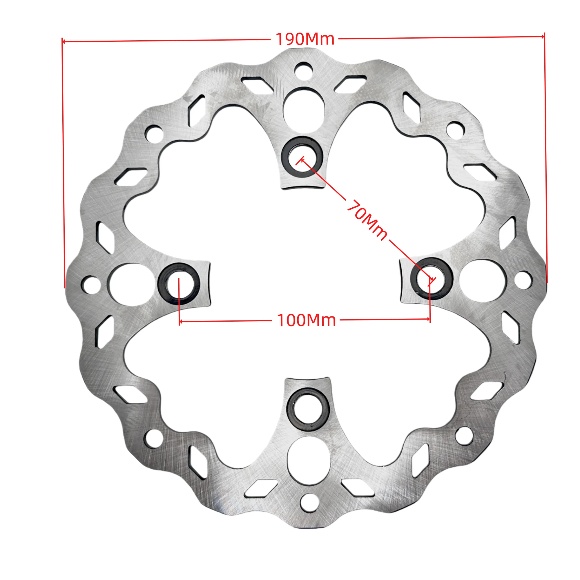 Original Kugoo Wish 01 4 Hole 190mm Disc Brake Electric Cross-country Bike Kugoo Wish01 Front Rear Disc brake Parts