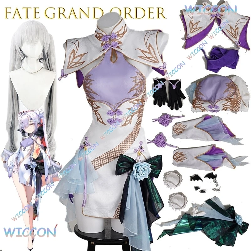 

Doujin Ver Fate Grand Order Lancer Game FGO Fairy Knight Melusine Qipao Косплей Костюм CP31 Choco Хэллоуин Рождество Косплей